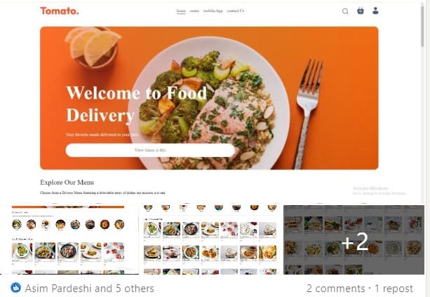 AI Powered Food Delivery Platform